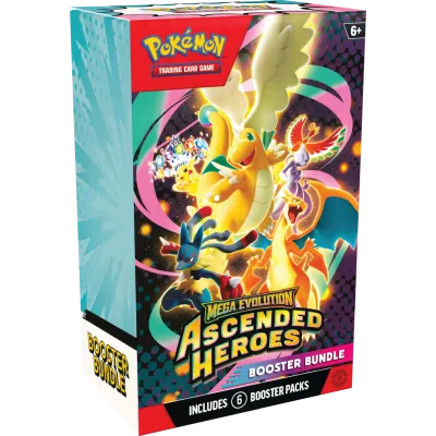 Pokemon TCG: Mega Evolution — Ascended Heroes, Booster Bundle (6 бустерів)