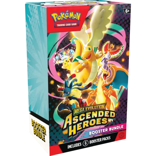 Pokemon TCG: Mega Evolution — Ascended Heroes, Booster Bundle (6 бустерів)