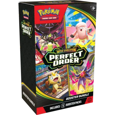 Pokemon TCG: Mega Evolution — Perfect Order, Booster Bundle (6 бустерів)