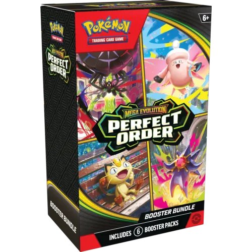 Pokemon TCG: Mega Evolution — Perfect Order, Booster Bundle (6 бустерів)