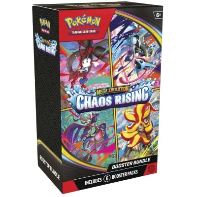 Pokemon TCG Mega Evolution: Chaos Rising, Booster Bundle (6 бустеров)