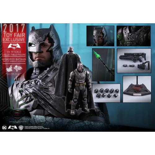 Hot Toys BvS Armored Batman Battle Damaged, 1/6 (MMS417)