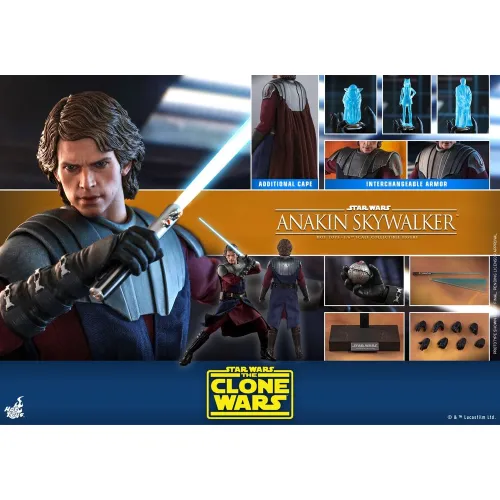 Hot Toys The Clone Wars - Anakin Skywalker, 1/6 (TMS19)