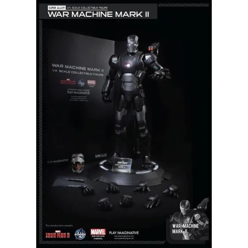Hot Toys Iron Man Super Alloy War Machine Mark 2, 1/4 Hot Toys Iron Man Super Alloy War Machine Mark 2, 1/4