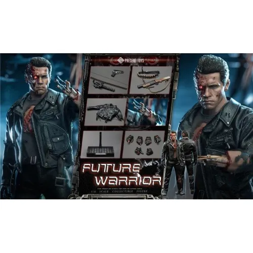 Present Toys Terminator 2 – T-800 Battle Damaged Deluxe, 1/6 Present Toys Terminator 2 – T-800 Battle Damaged Deluxe, 1/6