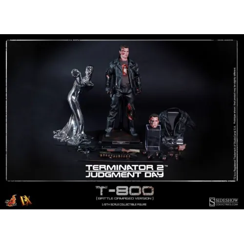 Hot Toys Terminator 2 T-800 Battle Damaged, 1/6 (DX13) Hot Toys Terminator 2 T-800 Battle Damaged, 1/6 (DX13)