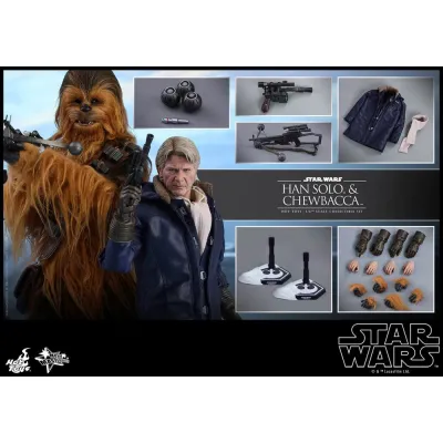 Hot Toys Han Solo & Chewbacca, 1/6 (MMS376)