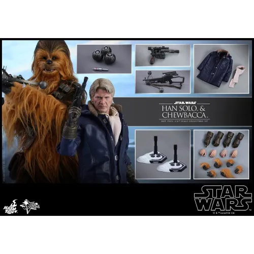 Hot Toys Han Solo & Chewbacca, 1/6 (MMS376)