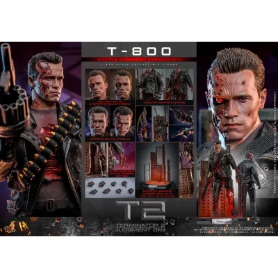 Hot Toys Terminator 2 – T-800 Battle Damaged 2.0, 1/6 (DX46)