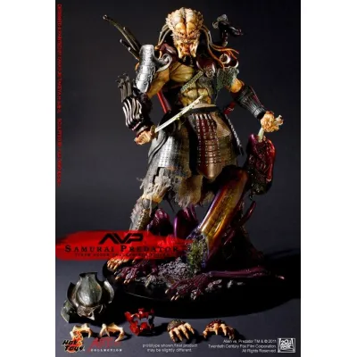 Hot Toys Ac 01 Avp : Samurai Predator W/ Diorama Base, 1/6