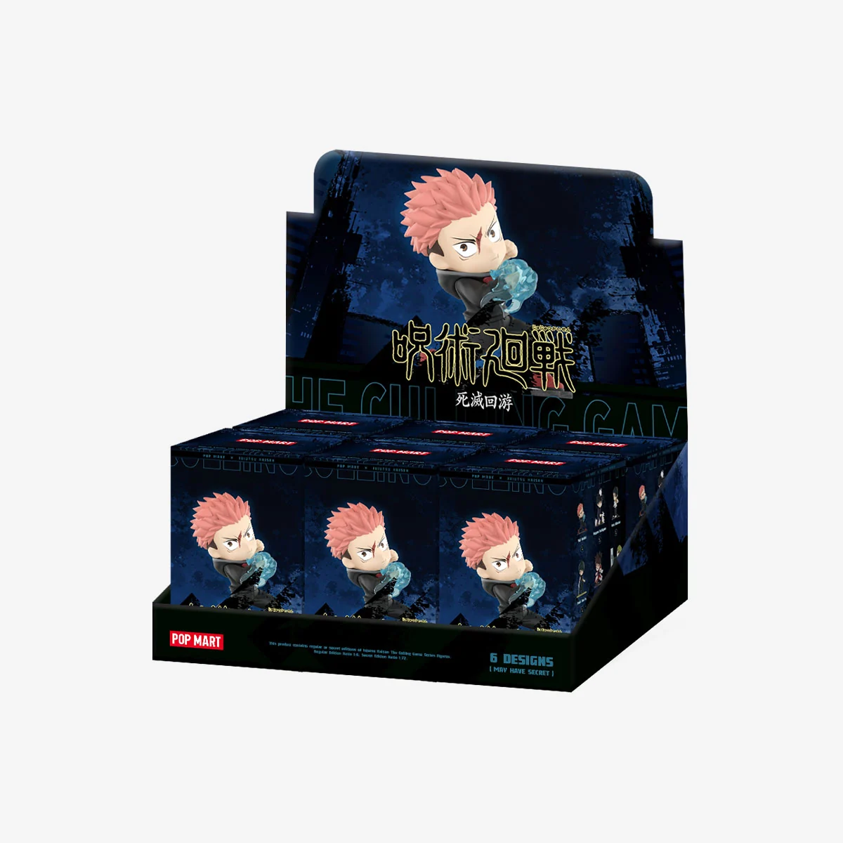 Дисплей-коробка POP MART Магічна битва: 6 DESIGNS (MAY HAVE SECRET)