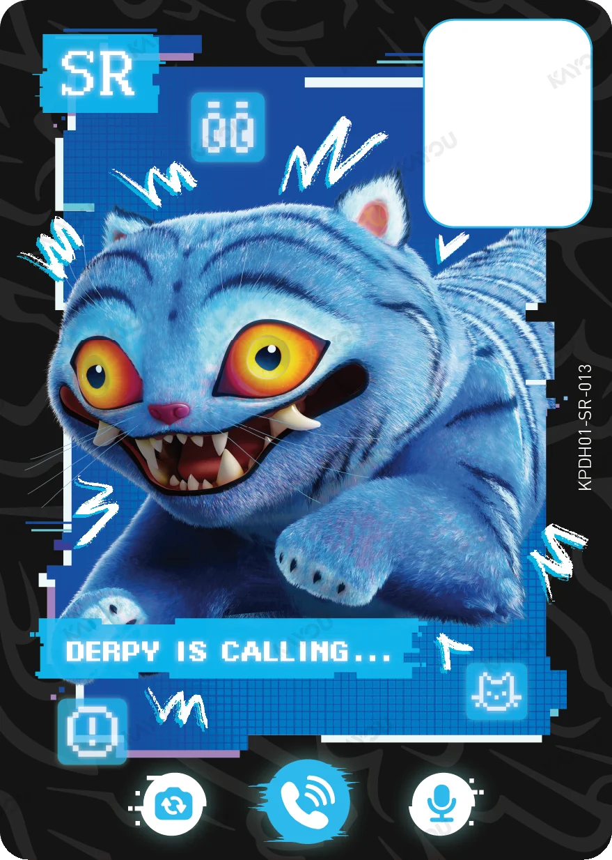 Картка SR KPDH01-SR-013: екран вхідного дзвінка DERPY IS CALLING