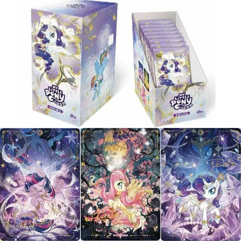 Коробка KAYOU My Little Pony Moon Edition і три картки SC: Твайлайт Спаркл, Флаттершай, Раріті, оригінал